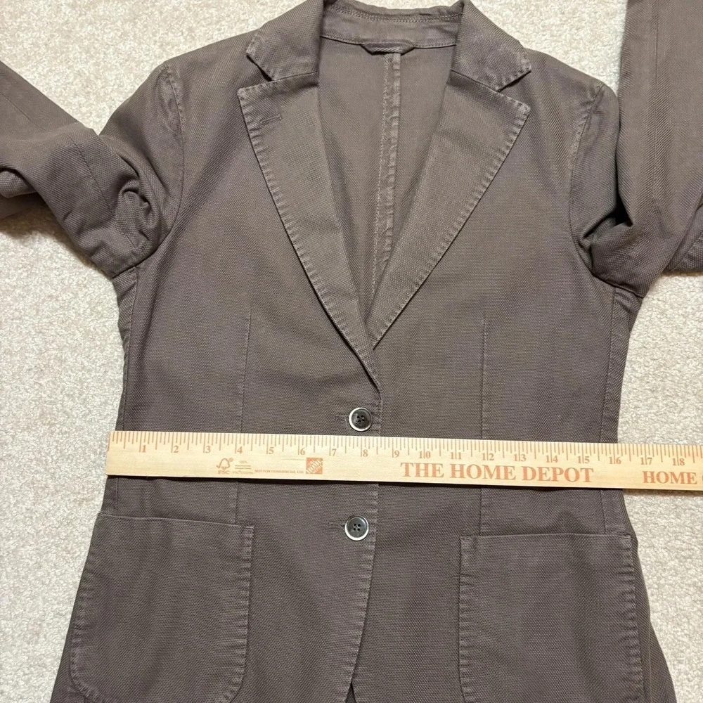 L.B.M. 1911 Blazer Mens Small 32-35 Brown Cotton Slim Fit Two Button Sport‎ Coat